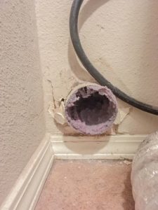 clogged dryer vent